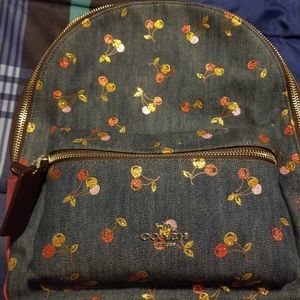 Coach backpack purse